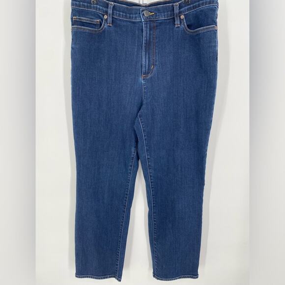 Lands’ End Women’s Jeans Classic Straight Capsule Wardrobe- 14 - Picture 1 of 7